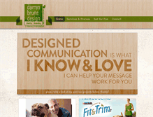 Tablet Screenshot of darrenbrunedesign.com